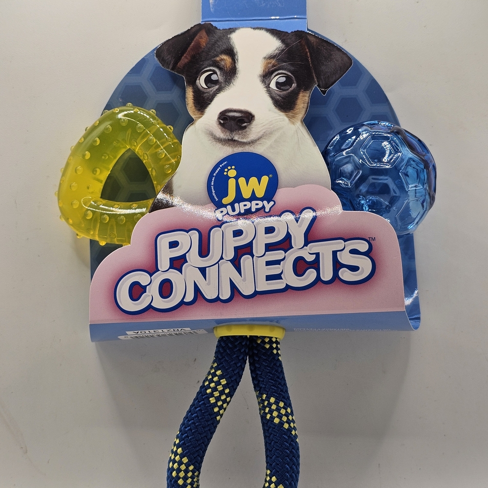 JW Pet Puppy Connects Teething Toy for Puppies 3 Activities in 1 Toy NEW!!!